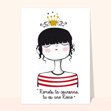 Cartes anniversaire selon l'age : Remet ta couronne