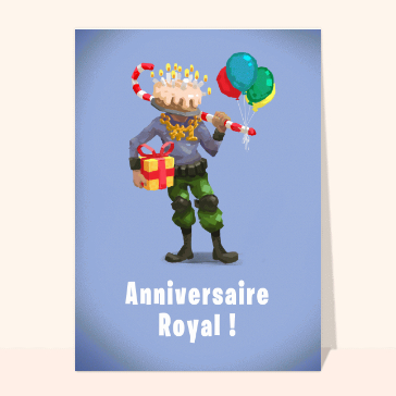 Anniversaire personnage Gaming