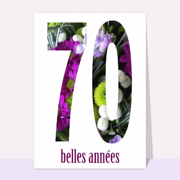 70 belles années fleuries