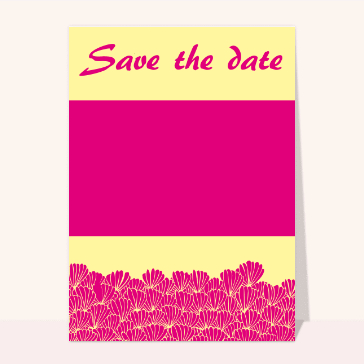 Save the date personnalisable Invitations anniversaire personnalisees