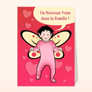 Faire-part de naissance : Un nouvel ange fait son apparition