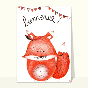 Amour, mariages et naissances : Bienvenue petit renard et tendres couleurs
