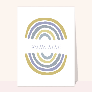Hello bébé, pleine de couleurs douceur