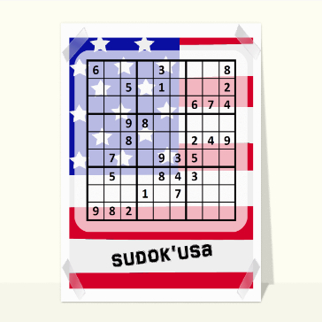 Sudoku usa cartes sudokus