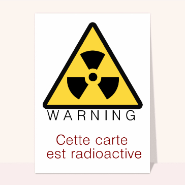 Humour : Carte radioactive