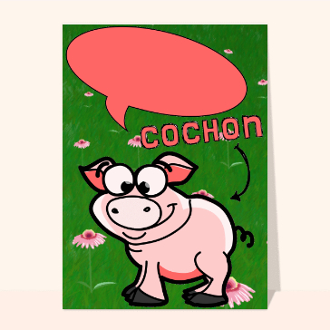 Humour : Le cochon bavard