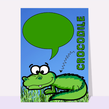 Humour : Le gentil crocodile
