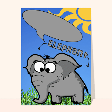 Humour : Un éléphant ça trompe