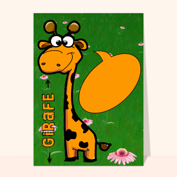 Humour : Elle parle la girafe