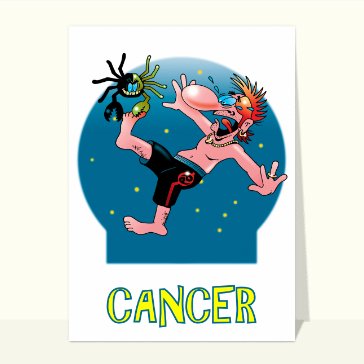 Carte humoristique du cancer