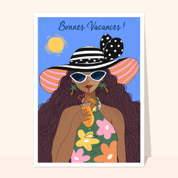 Carte d'août : Bonnes vacances
