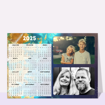 Carte calendrier : Calendrier 2026 avec vues marines apaisantes