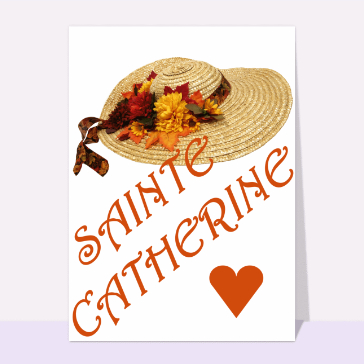 Carte sainte Catherine : Sainte catherine