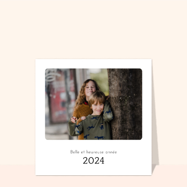 Fêtes de fin d'année : Polaroide Belle et Heureuse année 2024