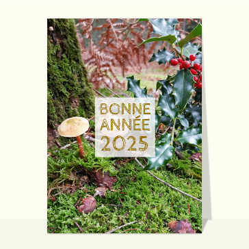 Carte Une année 2025 pleine de nature et de vie