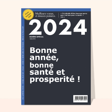 Voeux 2024 magazine économique