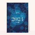 Cartes de voeux et champagne en 2024 pour votre texte