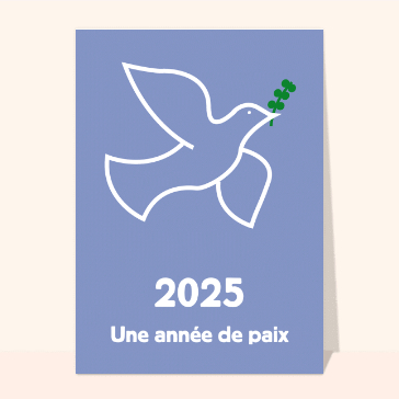 carte de voeux 2025 et message de paix : 2025 : Un message de paix et d'espoir