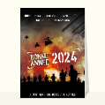 cartes de voeux 2024 affiches de films pour votre texte