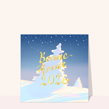 Fêtes de fin d'année : Bonne année 2026 sous un ciel étoilé