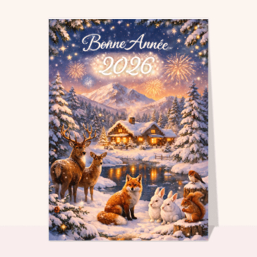 Carte voeux classique