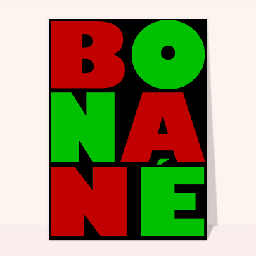 Carte de voeux humour 2024 : Bonané