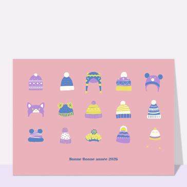 Bonnets festifs pour une joyeuse année 2026