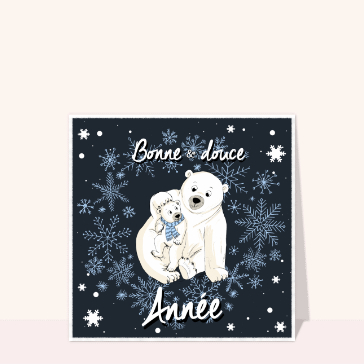 Carte  de voeux enfants