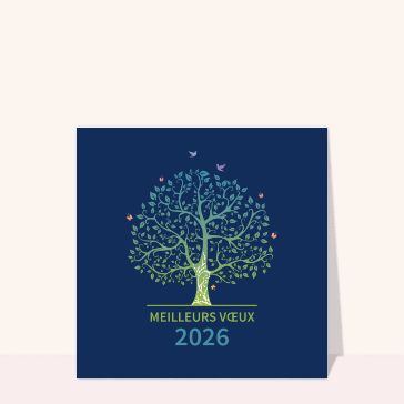 Fêtes de fin d'année : Arbre de vie et voeux florissants 2026