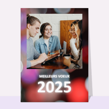 Fêtes de fin d'année : Éclats colorés pour des vœux 2025 lumineux