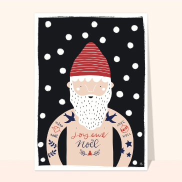 Fêtes de fin d'année : Tatouages du père Noël