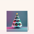 Cartes de Noël minimalistes pour votre texte
