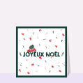 Cartes de Noël minimalistes pour votre texte