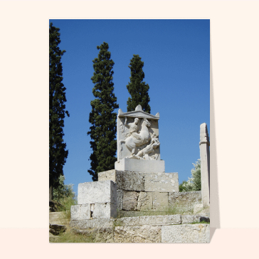 Carte postale Grèce : Sculpture en grèce