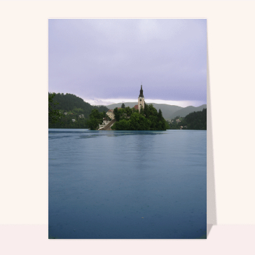 Lac de Bled en Slovenie