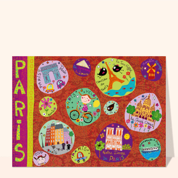 Panorama de Paris Cartes postales de Paris