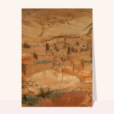 carte de paysages : Betatakin Cliff Dwellings Arizon