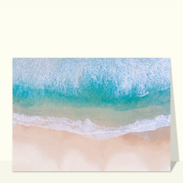 Vacances et rentrée : Carte postale de plage