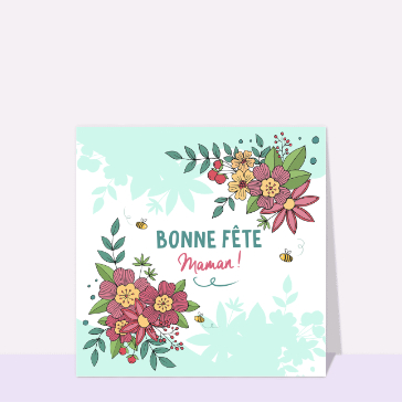 Papi, mamie, papa, maman : Bonne f&ecirc;te maman