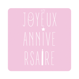 Carte Joyeux anniversaire en rose pétillant Carte anniversaire Ado