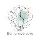 Ballons &eacute;l&eacute;gants pour un anniversaire festif