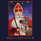 Saint Nicolas avec son &acirc;ne affectueux