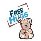 Hugs gratuits avec un lapin sympathique