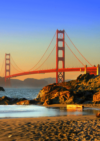 Carte Pont de San Fransisco Carte postale états-unis USA