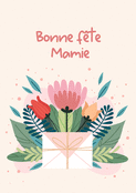 Fleurs &eacute;clatantes pour c&eacute;l&eacute;brer Mamie