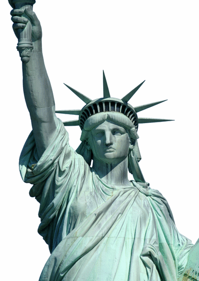 Carte Statue of liberty New York Carte postale états-unis USA