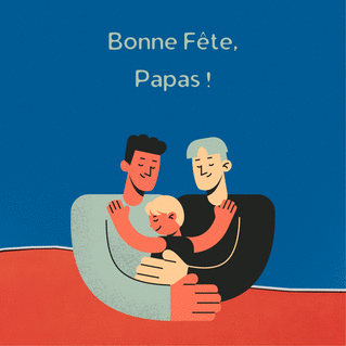 Carte Bonne fête papas Carte de fête des pères