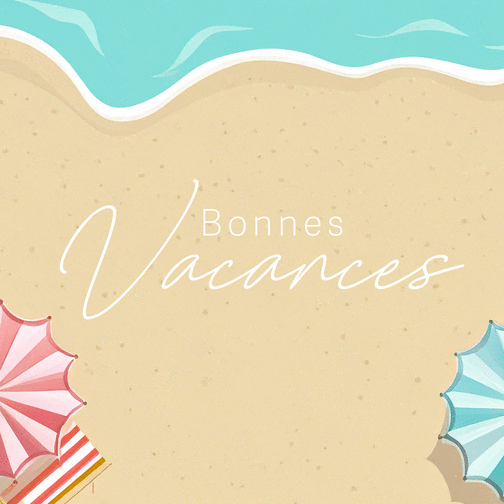Carte Bonnes vacances Carte postale d'août et vacances