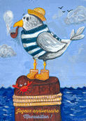 Joyeux anniversaire Moussaillon en mer