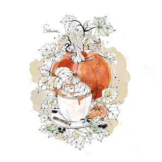 Carte Dessin de citrouille Carte halloween